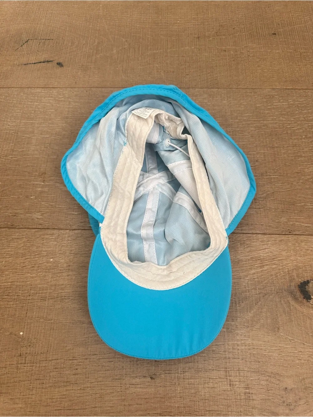 Kids Sun Protection Cap - Bright Turquoise